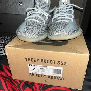 Yeezy worn one time good condition and size 7 men.